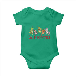 Joy Is Resistance Baby Onesie Funny Portland Frog Protest Christmas Gift - Print Your Wear