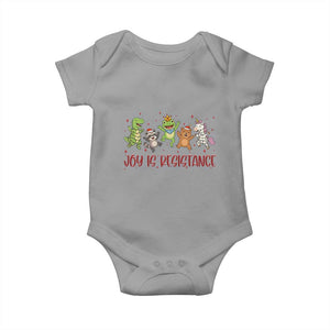 Joy Is Resistance Baby Onesie Funny Portland Frog Protest Christmas Gift TS12 Sport Gray Print Your Wear