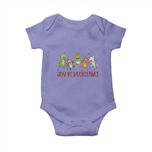 Joy Is Resistance Baby Onesie Funny Portland Frog Protest Christmas Gift TS12 Violet Print Your Wear