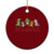 Joy Is Resistance Ceramic Ornament Funny Portland Frog Protest Xmas Gift - Print Your Wear