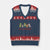 Joy Is Resistance V-Neck Knit Sweater Vest Funny Portland Frog Protest Xmas Gift - Print Your Wear