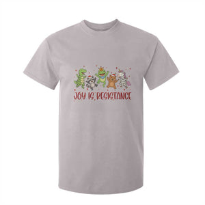 Joy Is Resistance T Shirt For Kid Funny Portland Frog Protest Christmas Gift TS12 Ice Gray Print Your Wear