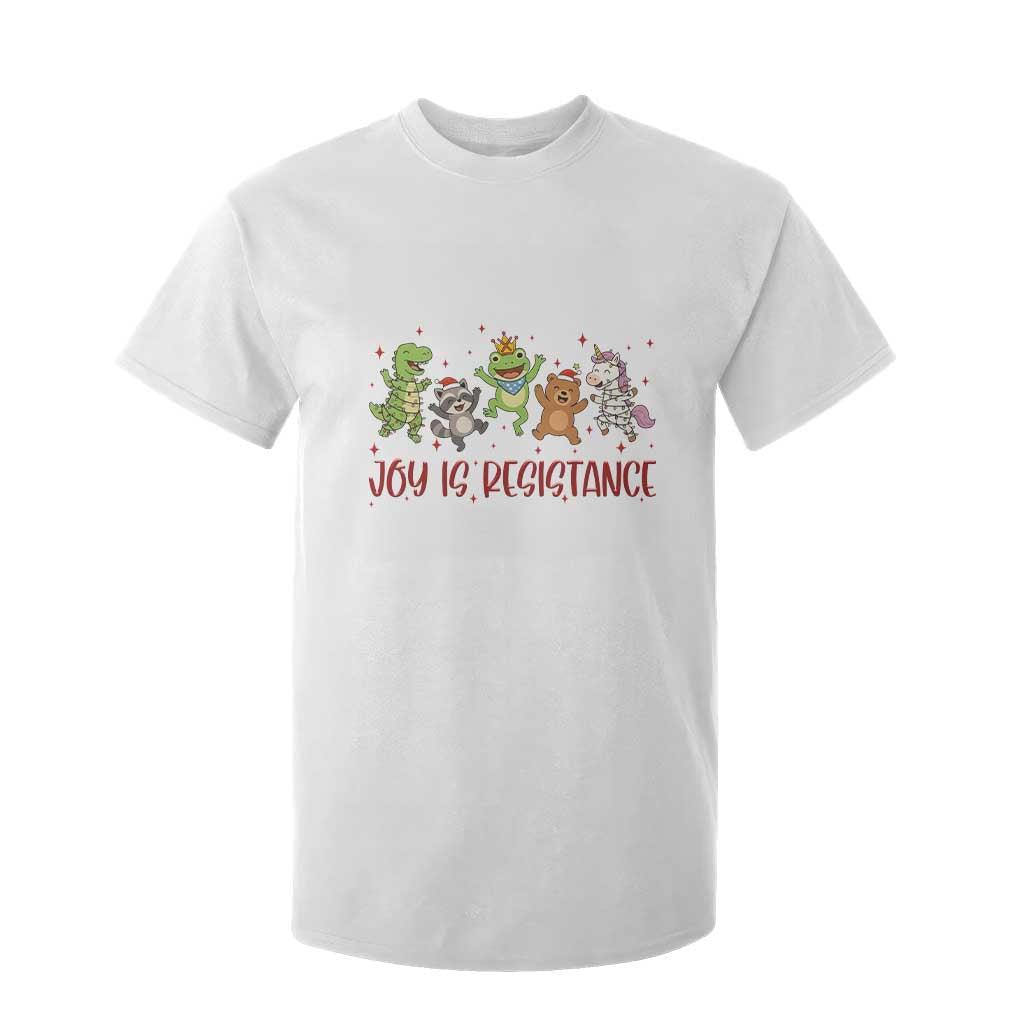 Joy Is Resistance T Shirt For Kid Funny Portland Frog Protest Christmas Gift - Print Your Wear