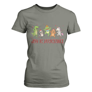 Joy Is Resistance T Shirt For Women Funny Portland Frog Protest Christmas Gift TS12 Military Green Print Your Wear
