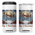 Joy Is Resistance Portland Frog Protest 4 in 1 Can Cooler Tumbler Funny Holiday Meme Gift Idea - Print Your Wear