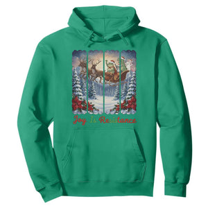 Joy Is Resistance Portland Frog Protest Hoodie Funny Holiday Meme Gift Idea - Print Your Wear