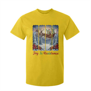 Joy Is Resistance Portland Frog Protest T Shirt For Kid Funny Holiday Meme Gift Idea - Print Your Wear
