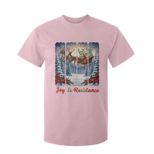 Joy Is Resistance Portland Frog Protest T Shirt For Kid Funny Holiday Meme Gift Idea TS12 Light Pink Print Your Wear