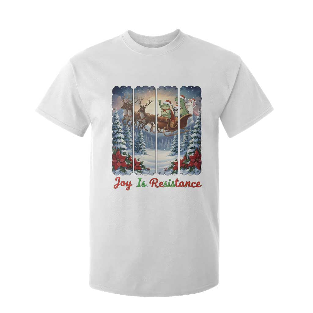 Joy Is Resistance Portland Frog Protest T Shirt For Kid Funny Holiday Meme Gift Idea TS12 White Print Your Wear