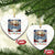 Joy Is Resistance Portland Frog Protest Ceramic Ornament Funny Holiday Meme Gift Idea - Print Your Wear