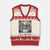 Joy Is Resistance Portland Frog Protest V-Neck Knit Sweater Vest Funny Holiday Meme Gift Idea - Print Your Wear