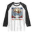 Joy Is Resistance Portland Frog Protest Raglan Shirt Funny Holiday Meme Gift Idea - Print Your Wear