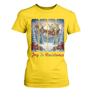 Joy Is Resistance Portland Frog Protest T Shirt For Women Funny Holiday Meme Gift Idea - Print Your Wear