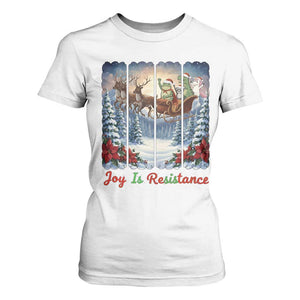 Joy Is Resistance Portland Frog Protest T Shirt For Women Funny Holiday Meme Gift Idea - Print Your Wear