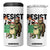 Funny Christmas Frogs Together Strong 4 in 1 Can Cooler Tumbler Portland Resist Meme Gift - Print Your Wear