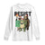 Funny Christmas Frogs Together Strong Long Sleeve Shirt Portland Resist Meme Gift - Print Your Wear