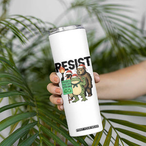 Funny Christmas Frogs Together Strong Skinny Tumbler Portland Resist Meme Gift - Print Your Wear