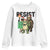Funny Christmas Frogs Together Strong Youth Sweatshirt Portland Resist Meme Gift - Print Your Wear