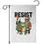 Portland Frog Protest Frogs Together Strong Garden Flag Funny Holiday Gift TS12 White Print Your Wear