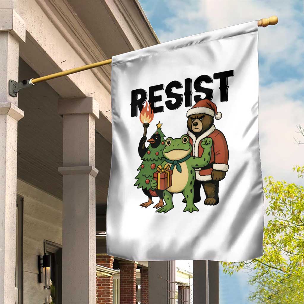Portland Frog Protest Frogs Together Strong Garden Flag Funny Holiday Gift TS12 Print Your Wear