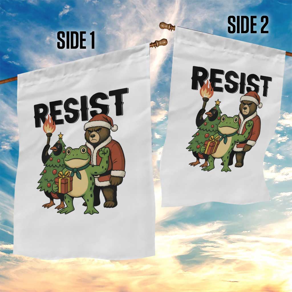 Portland Frog Protest Frogs Together Strong Garden Flag Funny Holiday Gift TS12 Print Your Wear