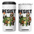 Portland Frog Protest Frogs Together Strong 4 in 1 Can Cooler Tumbler Funny Holiday Gift TS12 One Size: 16 oz White Print Your Wear