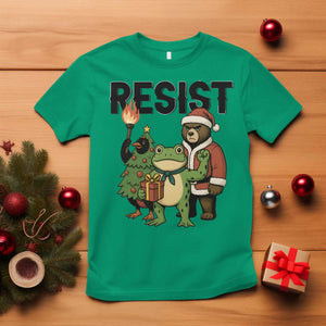 Portland Frog Protest Frogs Together Strong T Shirt Funny Holiday Gift TS12 Irish Green Print Your Wear
