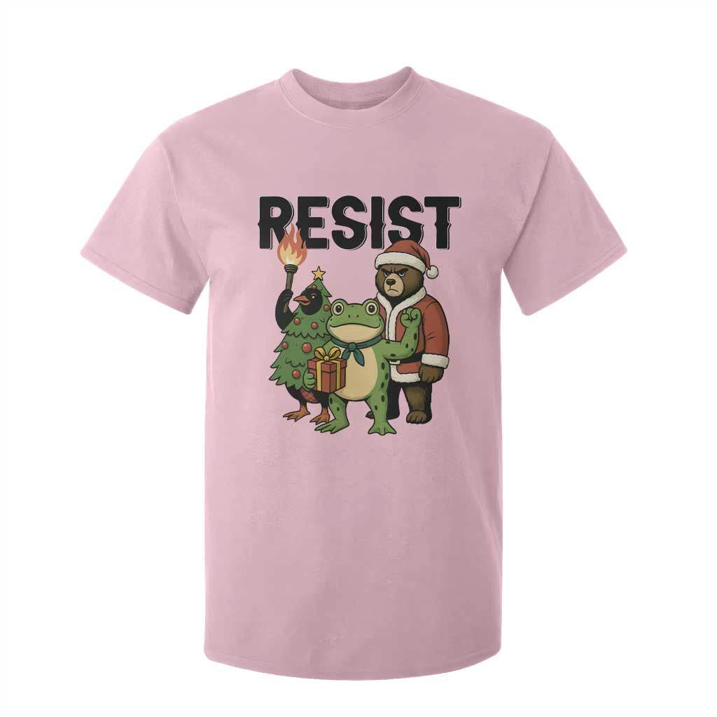 Portland Frog Protest Frogs Together Strong T Shirt For Kid Funny Holiday Gift TS12 Light Pink Print Your Wear