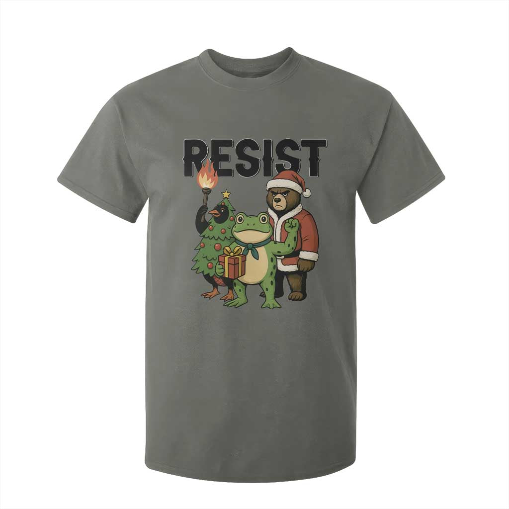 Portland Frog Protest Frogs Together Strong T Shirt For Kid Funny Holiday Gift TS12 Military Green Print Your Wear