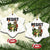 Portland Frog Protest Frogs Together Strong Ceramic Ornament Funny Holiday Gift TS12 Print Your Wear