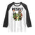 Portland Frog Protest Frogs Together Strong Raglan Shirt Funny Holiday Gift - Print Your Wear