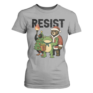 Portland Frog Protest Frogs Together Strong T Shirt For Women Funny Holiday Gift TS12 Sport Gray Print Your Wear
