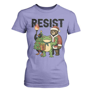 Portland Frog Protest Frogs Together Strong T Shirt For Women Funny Holiday Gift TS12 Violet Print Your Wear