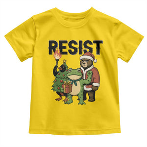 Portland Frog Protest Frogs Together Strong Toddler T Shirt Funny Holiday Gift - Print Your Wear