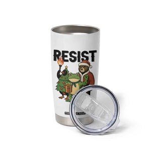 Portland Frog Protest Frogs Together Strong Tumbler Cup Funny Holiday Gift TS12 Print Your Wear