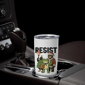 Portland Frog Protest Frogs Together Strong Tumbler Cup Funny Holiday Gift TS12 Print Your Wear