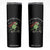 Portland Frog Protest Off To Fight Fascism Skinny Tumbler Funny Christmas Gift TS12 Black Print Your Wear