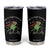 Portland Frog Protest Off To Fight Fascism Tumbler Cup Funny Christmas Gift TS12 Black Print Your Wear