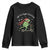 Portland Frog Protest Off To Fight Fascism Youth Sweatshirt Funny Christmas Gift - Print Your Wear