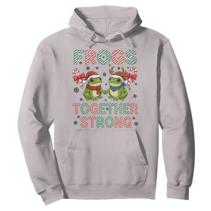 Frogs Together Strong Hoodie Funny Portland Christmas Resist Gift TS12 Ice Gray Print Your Wear
