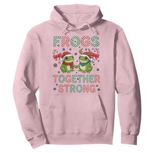 Frogs Together Strong Hoodie Funny Portland Christmas Resist Gift TS12 Light Pink Print Your Wear