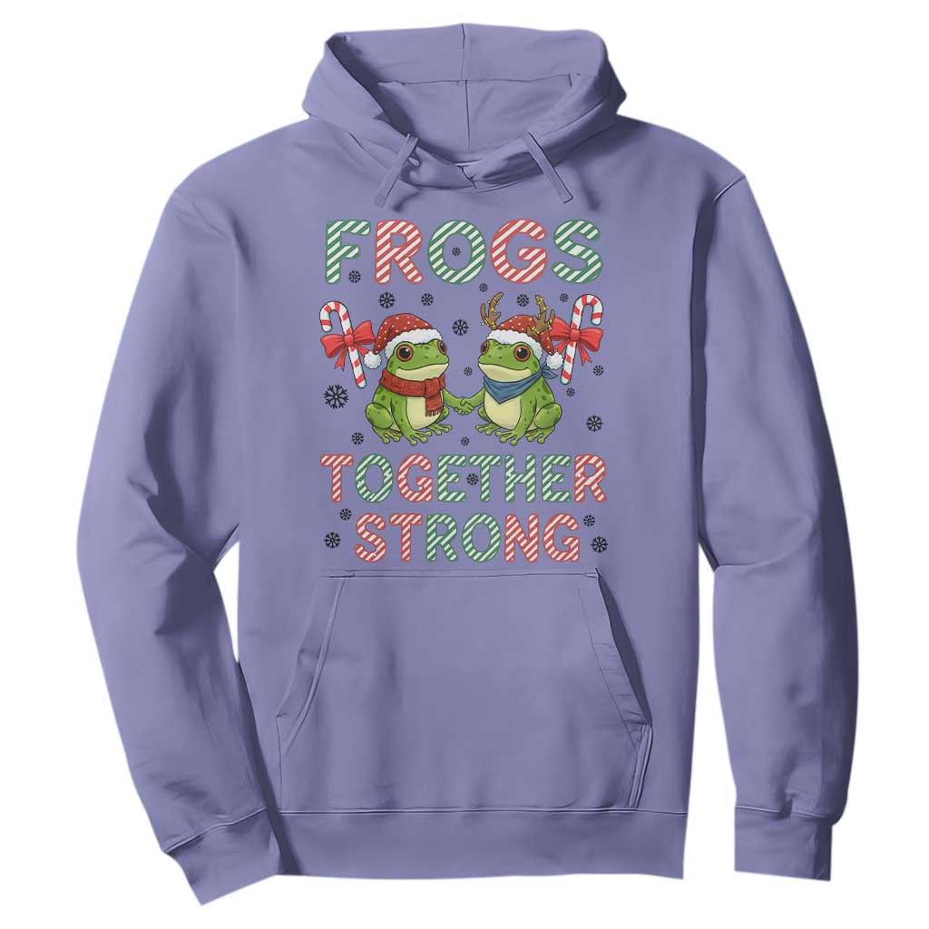 Frogs Together Strong Hoodie Funny Portland Christmas Resist Gift TS12 Violet Print Your Wear