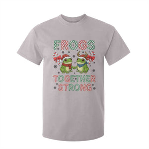 Frogs Together Strong T Shirt For Kid Funny Portland Christmas Resist Gift TS12 Ice Gray Print Your Wear
