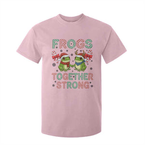 Frogs Together Strong T Shirt For Kid Funny Portland Christmas Resist Gift TS12 Light Pink Print Your Wear