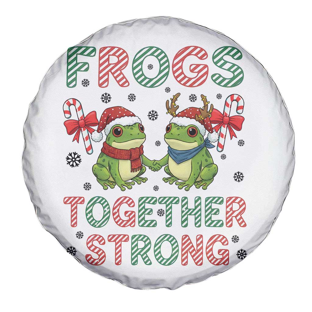 Frogs Together Strong Spare Tire Cover Funny Portland Christmas Resist Gift TS12 Print Your Wear