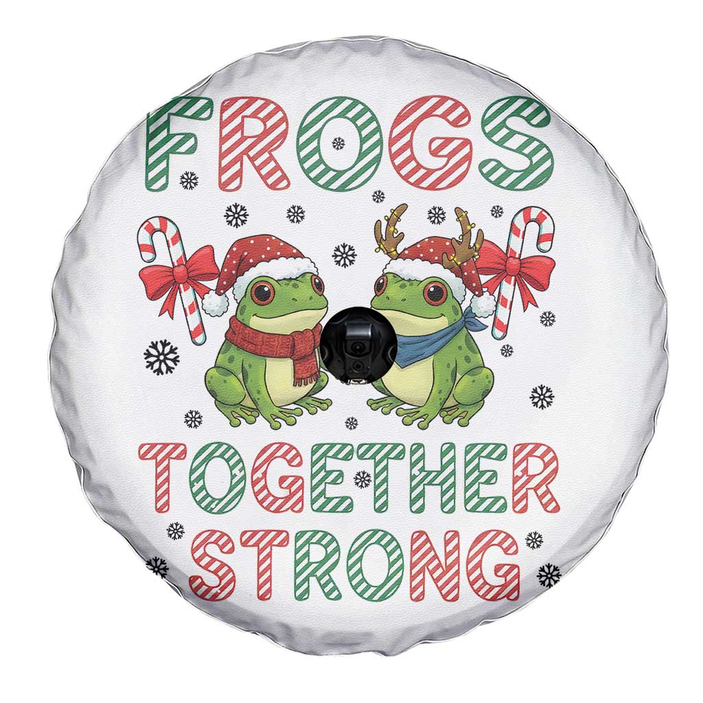 Frogs Together Strong Spare Tire Cover Funny Portland Christmas Resist Gift TS12 Print Your Wear