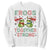 Frogs Together Strong Sweatshirt Funny Portland Christmas Resist Gift - Print Your Wear