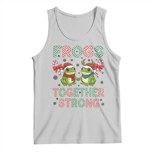 Frogs Together Strong Tank Top Funny Portland Christmas Resist Gift - Print Your Wear