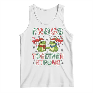 Frogs Together Strong Tank Top Funny Portland Christmas Resist Gift - Print Your Wear