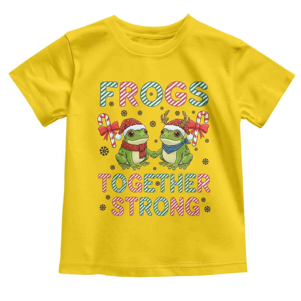 Frogs Together Strong Toddler T Shirt Funny Portland Christmas Resist Gift TS12 Daisy Print Your Wear